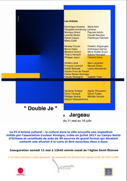 Claude Rossignol - Affiche Expo Jargeau 2019