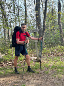 Udo Lerz auf dem Appalachian Spendentrail 2025