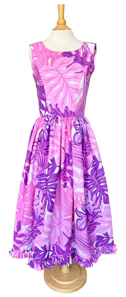 フラダンス用ライムグリーンムームー フラダンス用ライムグリーンムームー フラダンス用ライム