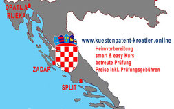 Küstenpatent "smart & easy" in Kroatien, Boat Skipper A Bootsführerschein  oder Boat Skipper B Yachtführerschein