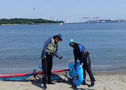 speedwall 神奈川　横浜　海の公園　ウインドサーフィン　SUP　スクール　体験　スピードウォール