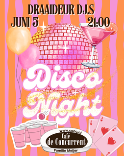 Disco avond Vlissingen draaideur djs 5 juni
