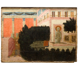 Francesco di Giorgio Martini,1460, Suzanne et les vieillards, Sienne, Pinacothèque