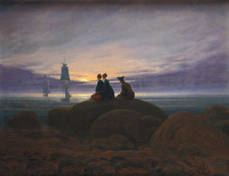 Caspar David Friedrich, Moonnrise over the Sea, Berlin, Alte Nationalgalerie