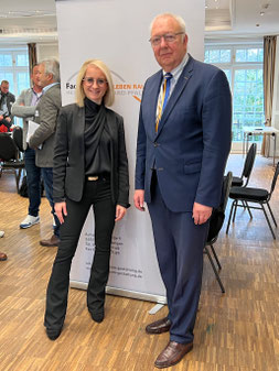Andrea Belegante und Hermann Hubing