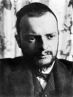 Paul Klee, Schüler von Hermann Walser. Foto: Alexander Eliasberg, 1911, Public Domain