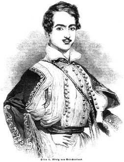 Otto I., König von Griechenland. Illustrirte Zeitung 10/1843. S. 145.