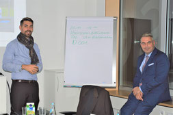 Philipp Hermannsdörfer (links) und Prof. Dr. Sean Patrick Saßmannshausen
