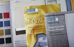 Ben bedding and fabric without plastic