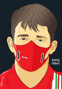 Charles Leclerc by Muneta & Cerracín