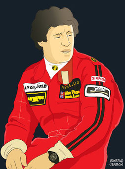 Mario Andretti by Muneta & Cerracín