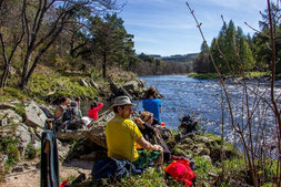 Traumhafter Rastplatz am River Spey