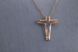 Goldschmiede Backhaus, Schmuck, Handarbeit, Unikat, Einzelstück, Markus Backhaus, Anhänger,  Roségold 585