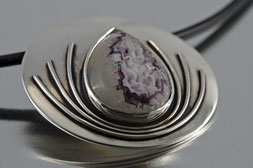 Anhänger,  Schmuck, Handarbeit, Unikat, Einzelstück, Goldschmiede Backhaus,Markus Backhaus, Fluorit, Silber 925, Sterling-Silver