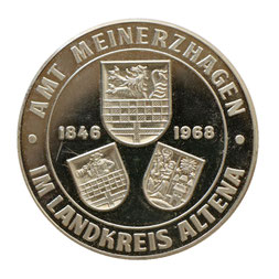 Silbermedaille Meinerzhagen Landkreis