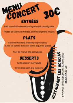 Logo Restaurant les Acacias, 8 avenue de la République, 33360 Cénac