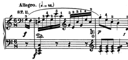 La música académica occidental ha desarrollado un método de escritura basado en dos ejes: el horizontal representa el transcurso del tiempo, y el vertical la altura del sonido; la duración de cada sonido está dada por la forma de las figuras musicales.