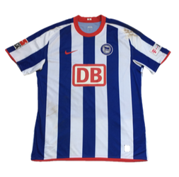 Matchworn Player issue Trikot Hertha BSC Berlin Gojko Kacar Saison 2008 2009 VFB Stuttgart Museum Sammlung Bundesliga Nike