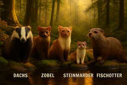 Familie der Marder