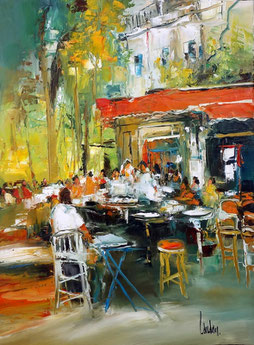 "Regards croisés" - 73x54 - vendue direction Allemagne