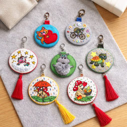 Filz Anhänger mit niedlichen Motiven