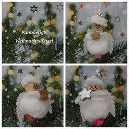 Pummelige Weihnachtsengel-Anhänger