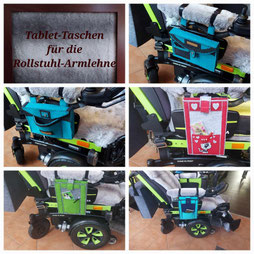 Tablettaschen für den Rollstuhl