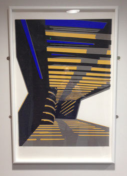 'Under The Bridge’, screen print, 55.5 x 76 cm