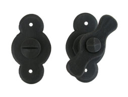 catenaccio ferro battuto forgiato ruggine nero opaco