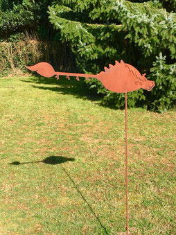 Dragon en acier corten - 49€