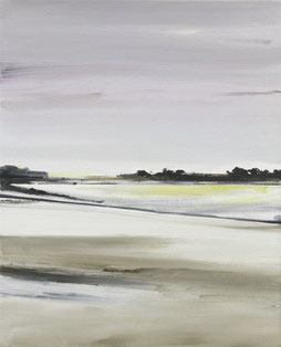 Matthieu van Riel Schilderijen. Winter landschap 54x43cm olie op doek 2012 (Privé collectie Breda Nederland)