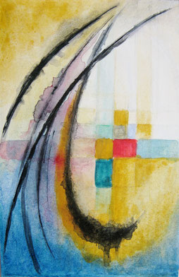 Peintures abstraites de l'artiste peintre savoyard Jean-Jacques Simon