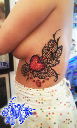 Blue Magic Pins custom tattoo lace