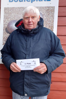 3. Platz Hans-Werner Hansen