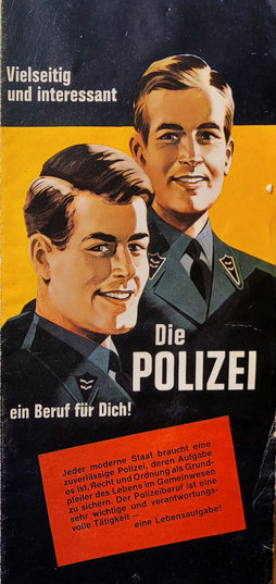 Flyer zur Berufswerbung aus 1964