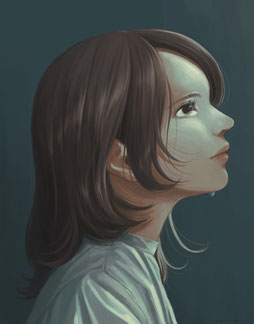 湊しおりオリジナルイラスト