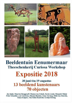 Flyer Expositie Beeldentuin Eenumermaar 2018