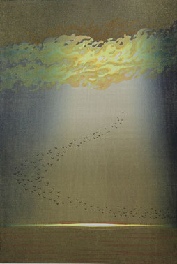 天啓 (1999)　 木版画9班14度摺 / ed.250