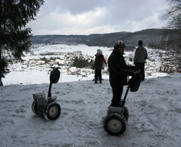 Winterausfahrt mit Segways von e-motion
