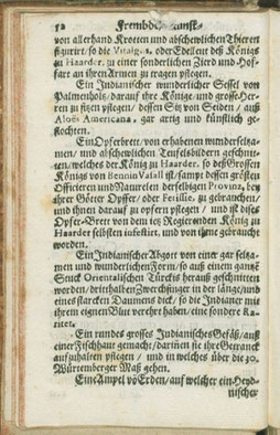 Katalogseite (1659): Beschreibung des Ifá-Bretts © Public Domain, http://dx.doi.org/10.25673/opendata2-25059.