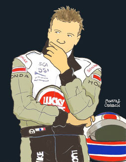 Olivier Panis by Muneta & Cerracín