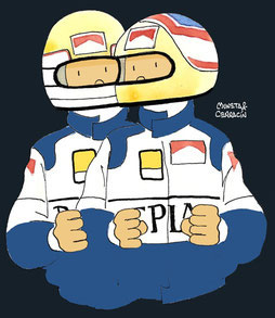 Pierluigi con Luca Badoer by Muneta & Cerracín