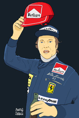 Niki Lauda by Muneta & Cerracín