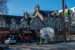 Unser Hotel samt Lieblingspub