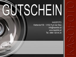 Gutschein Kasofoto