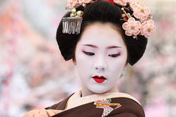 Geisha tipica intrattenitricegiapponese