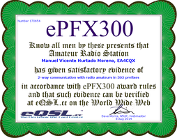 Diploma ePFX_eQSL.cc_305 Contactos (Mixed)