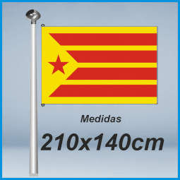 Banderas Estelada Roja 210x140cm don bandera