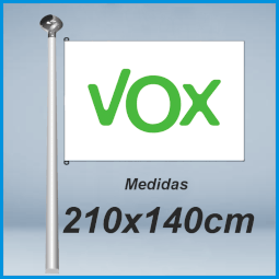 Banderas Vox 210x140cm don bandera