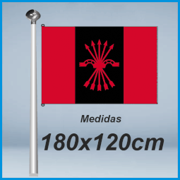 Banderas falange española 180x120cm don bandera
